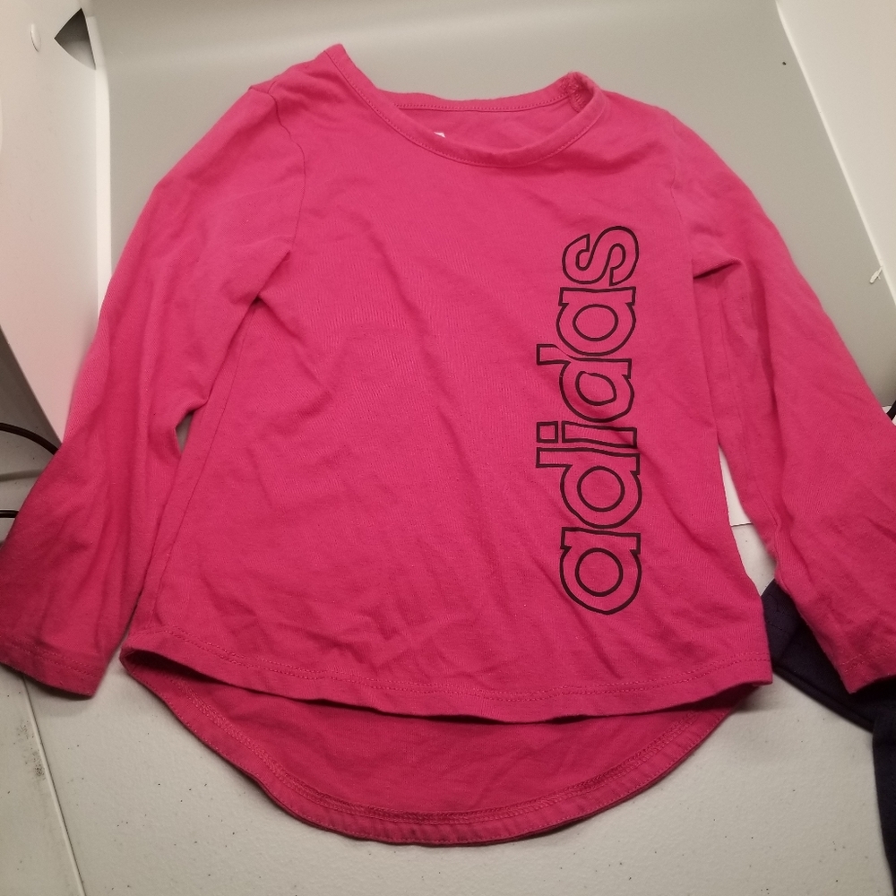 2T ADIDAS track pants and long sleeved shirt
